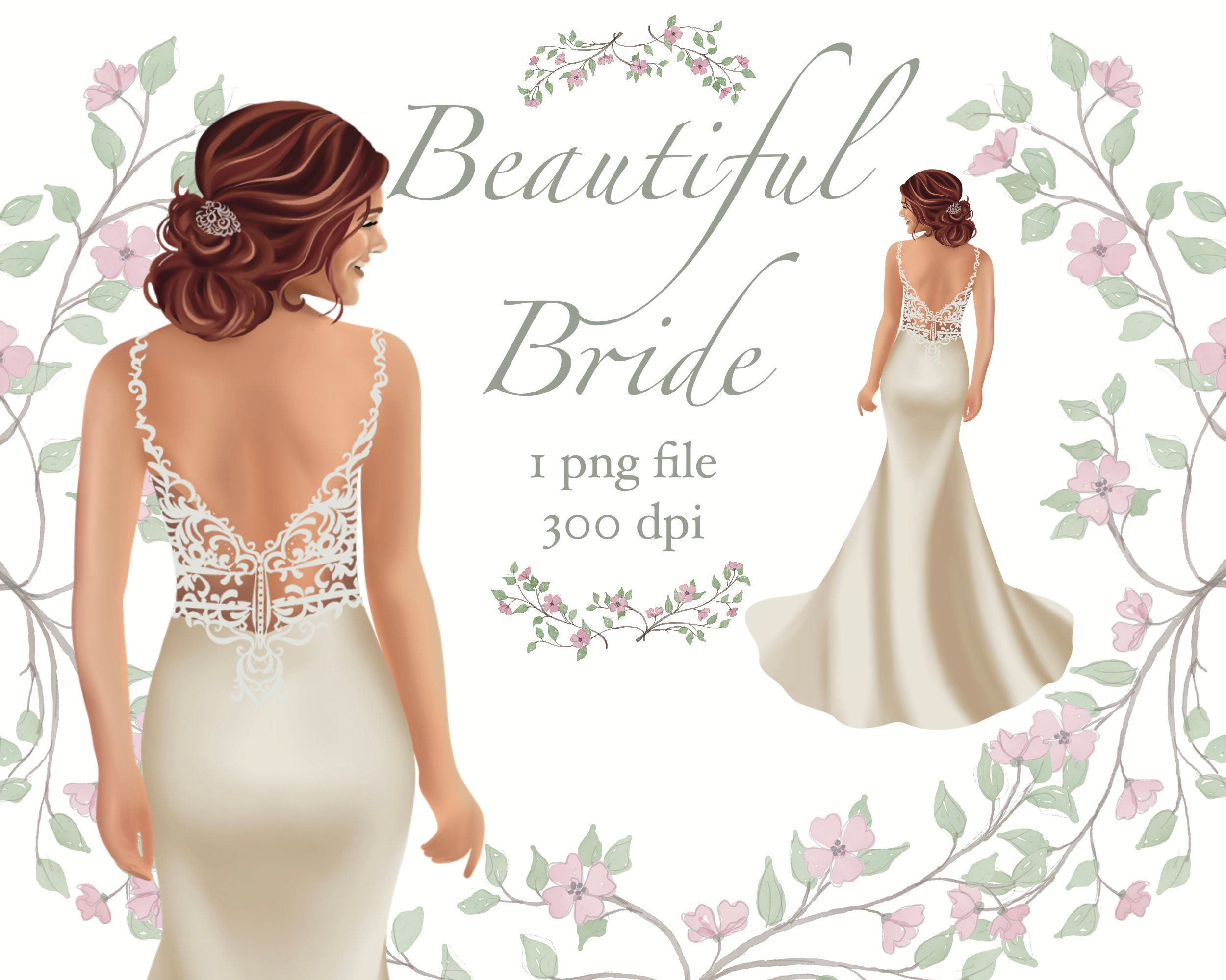 Elegant Bridal Clipart