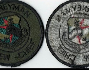 Strategic Air Command Journeyman Crew Chief USAF US Force Sew-on Patch 3 X In.