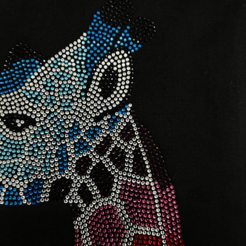 Zebra Rhinestones Giraffe Multi Color Rhinestone Heat Transfer Design - Etsy
