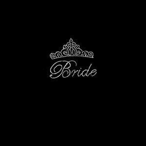 Rhinestone Bride Iron-On Heat Transfer Design