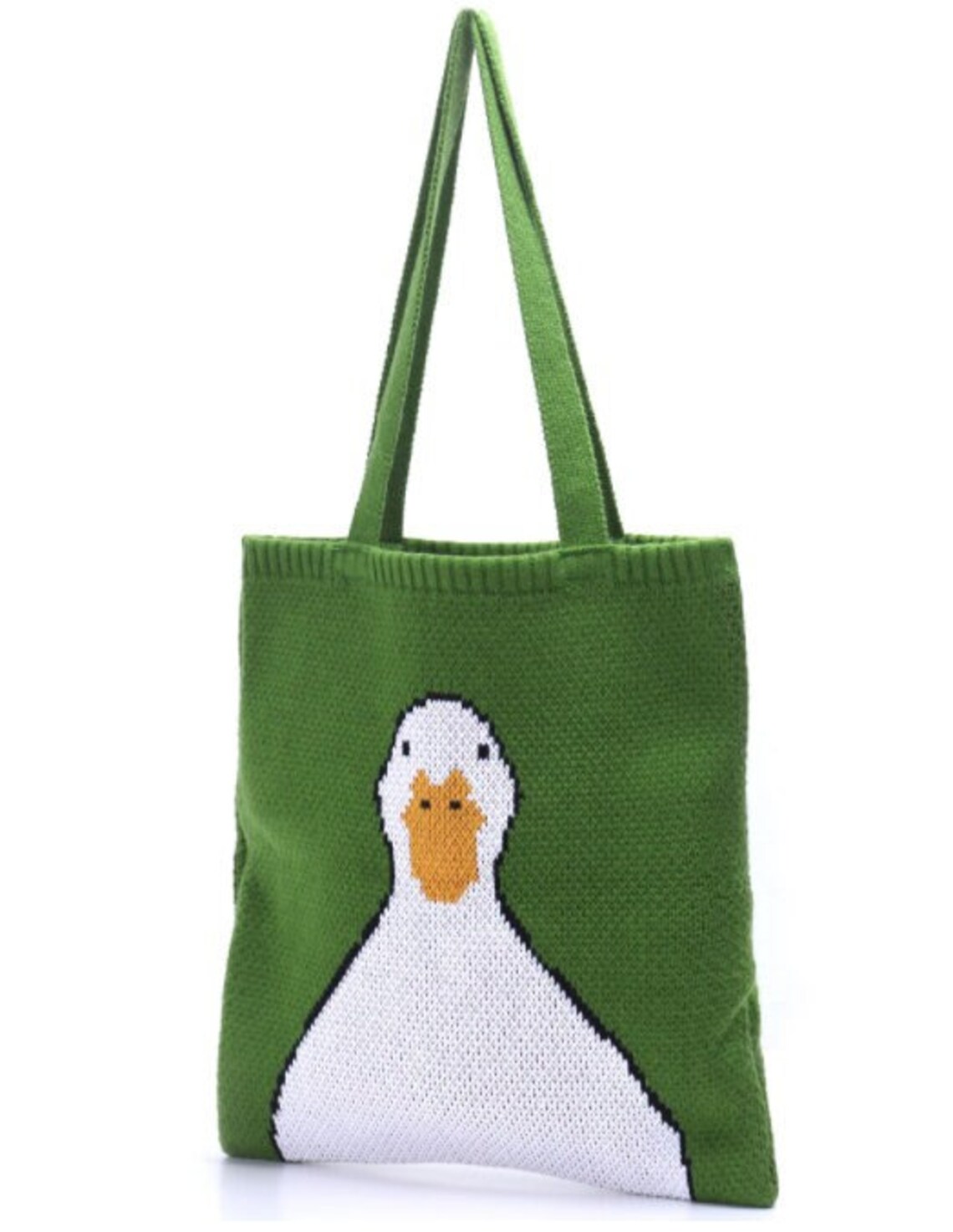 Duck Tote Bag Retro Totes Cute Crochet Tote Animal Tote Etsy