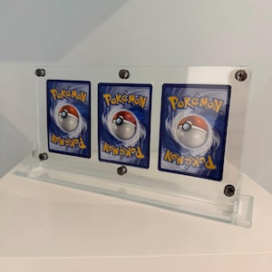 back of tcg card display panel