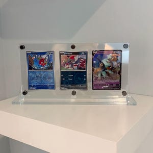 Pokemon Card Display, triple cards - three cards
