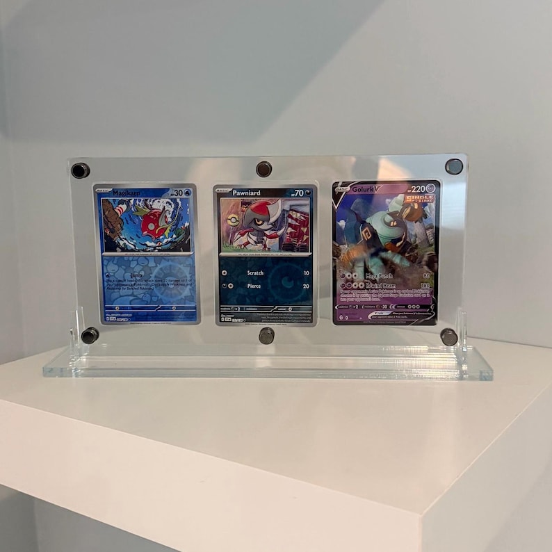 Pokemon Card Display, triple cards - three cards