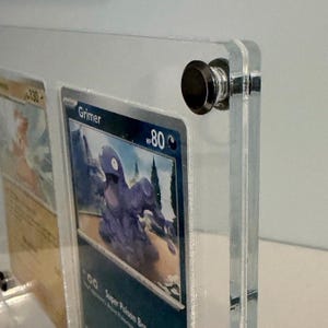 Pokémon or sports cards display