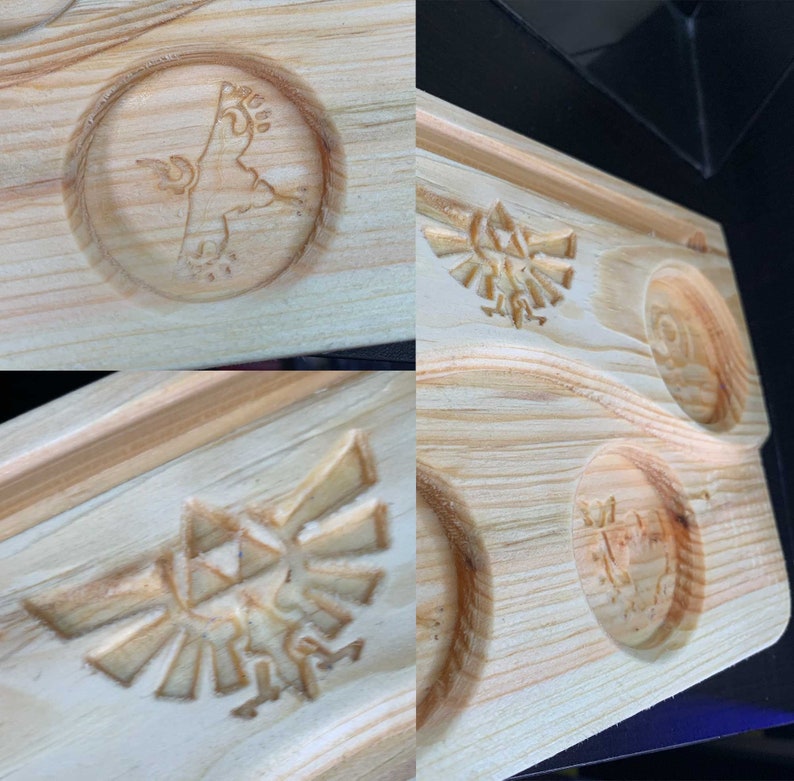 Display your Four Champion Amiibos with pride! This exclusive stand features 4 spots for your Amiibos, and a beautiful Sheikah Slate design.