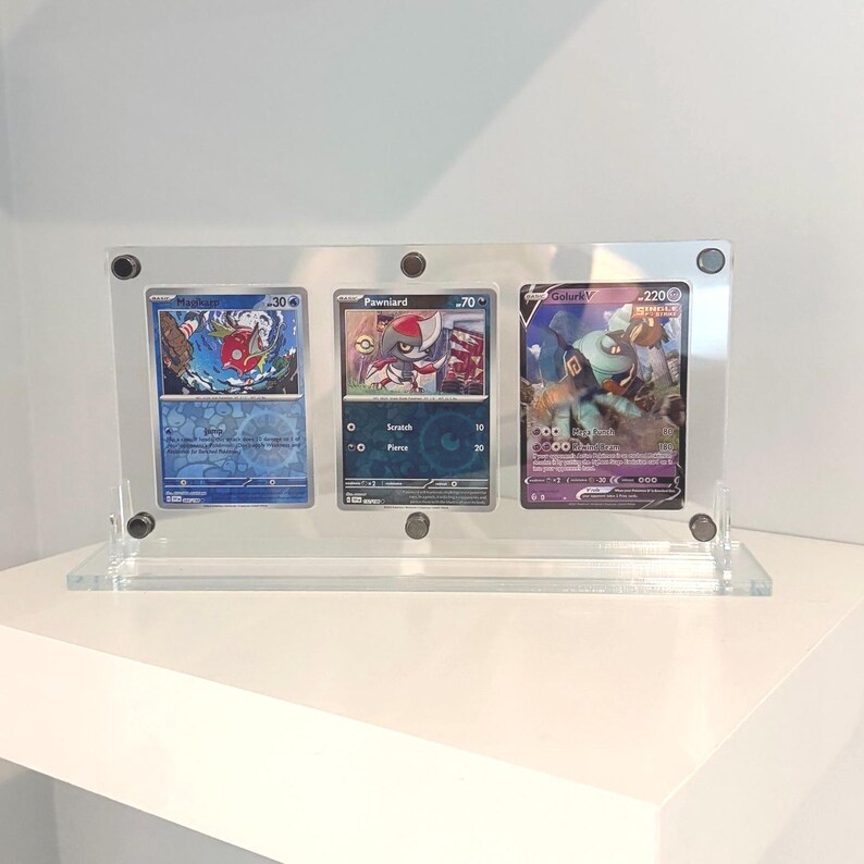 Pokemon Card Display, triple cards - three cards