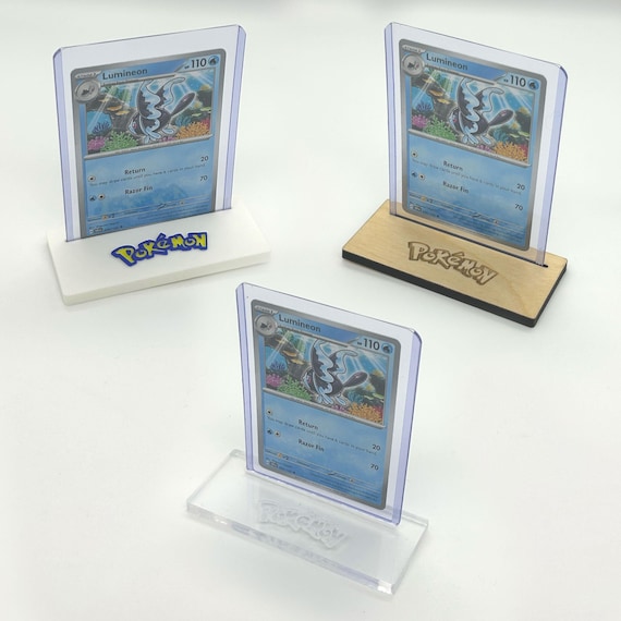 Collectible Card Display Stand: Acrylic, Wood, or 3D Printed - Toploader, PSA, SGC, Magnetic