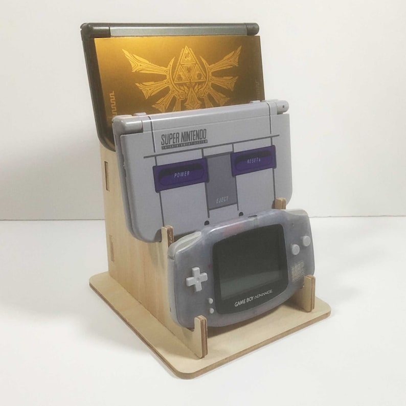 Secure and display your DS and 3DS collection with this simple, easy-to-assemble Tower Stand! Yep, even the original GBA!