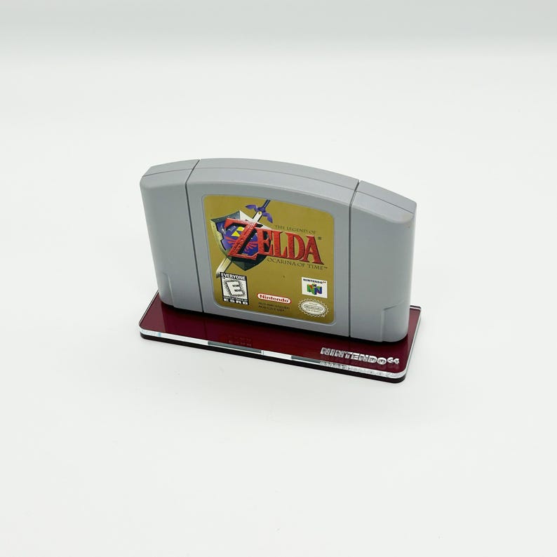 Nintendo64 (N64) Cartridge Display Red