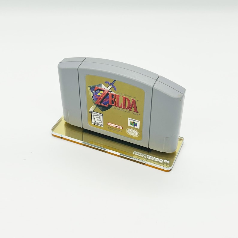 Nintendo64 (N64) Cartridge Display Gold