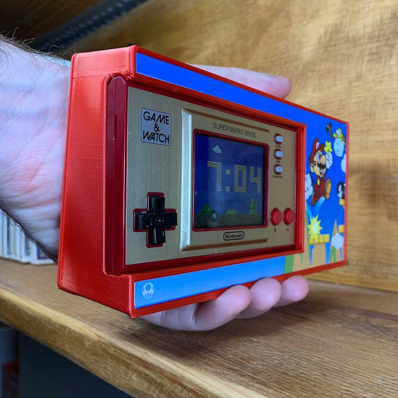 High-quality 3D printed wall or shelf mount for your Game & Watch!