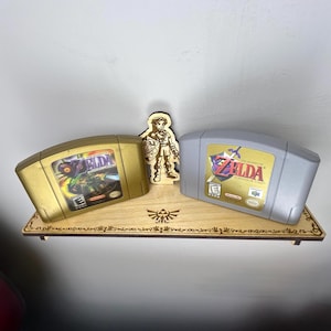 Zamontuj na ścianie i wyeksponuj swoje N64 Zelda Carts! WallKick dla gier N64 Zelda