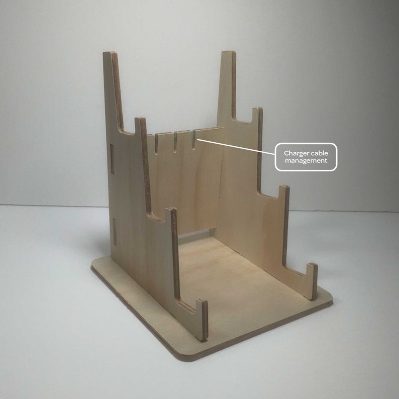 Secure and display your DS and 3DS collection with this simple, easy-to-assemble Tower Stand – with 3 spots for your chargers.