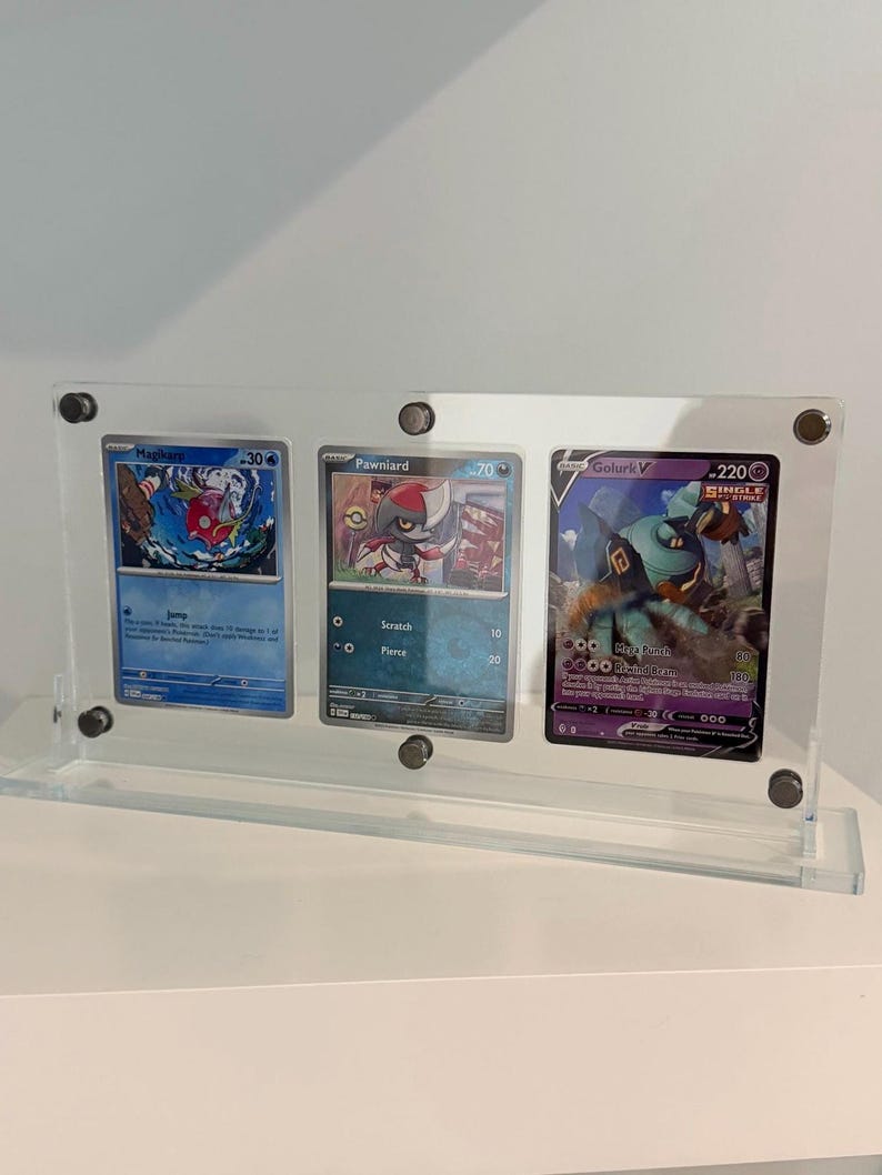 pokemon magic the gathering sports card display