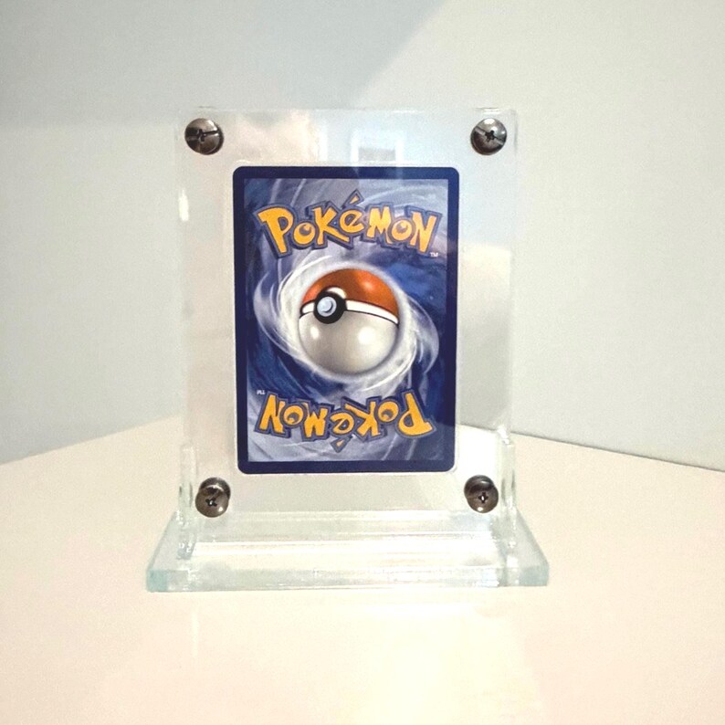back of a single card