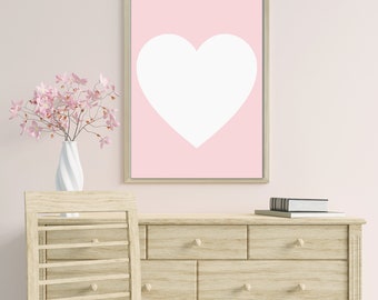 Heart Art - Valentine's Day Prints - Valentines Gifts for Her - Art for Home - Wall Art - Printable Art - Digital Instant Download