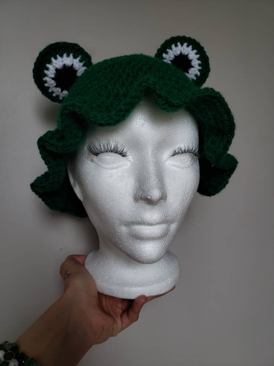 Crochet Froggie Bucket Hat / Frog Bucket Hat / Crochet Frog Etsy