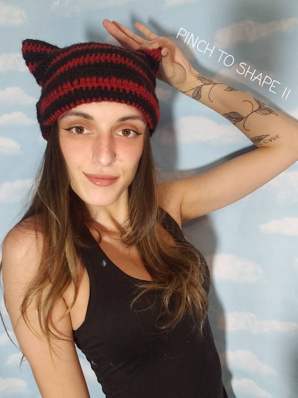 Custom Crochet Cat Beanie / Cat Ears 