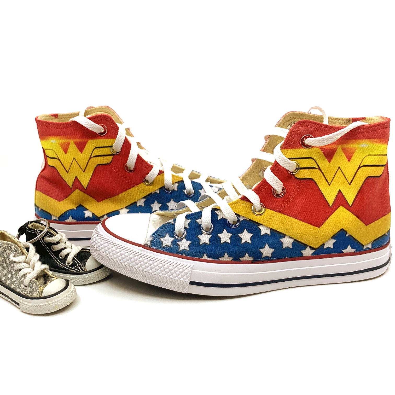 Wonderwoman Converse - Etsy