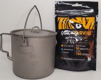 Camping Titanium Pot Bundle