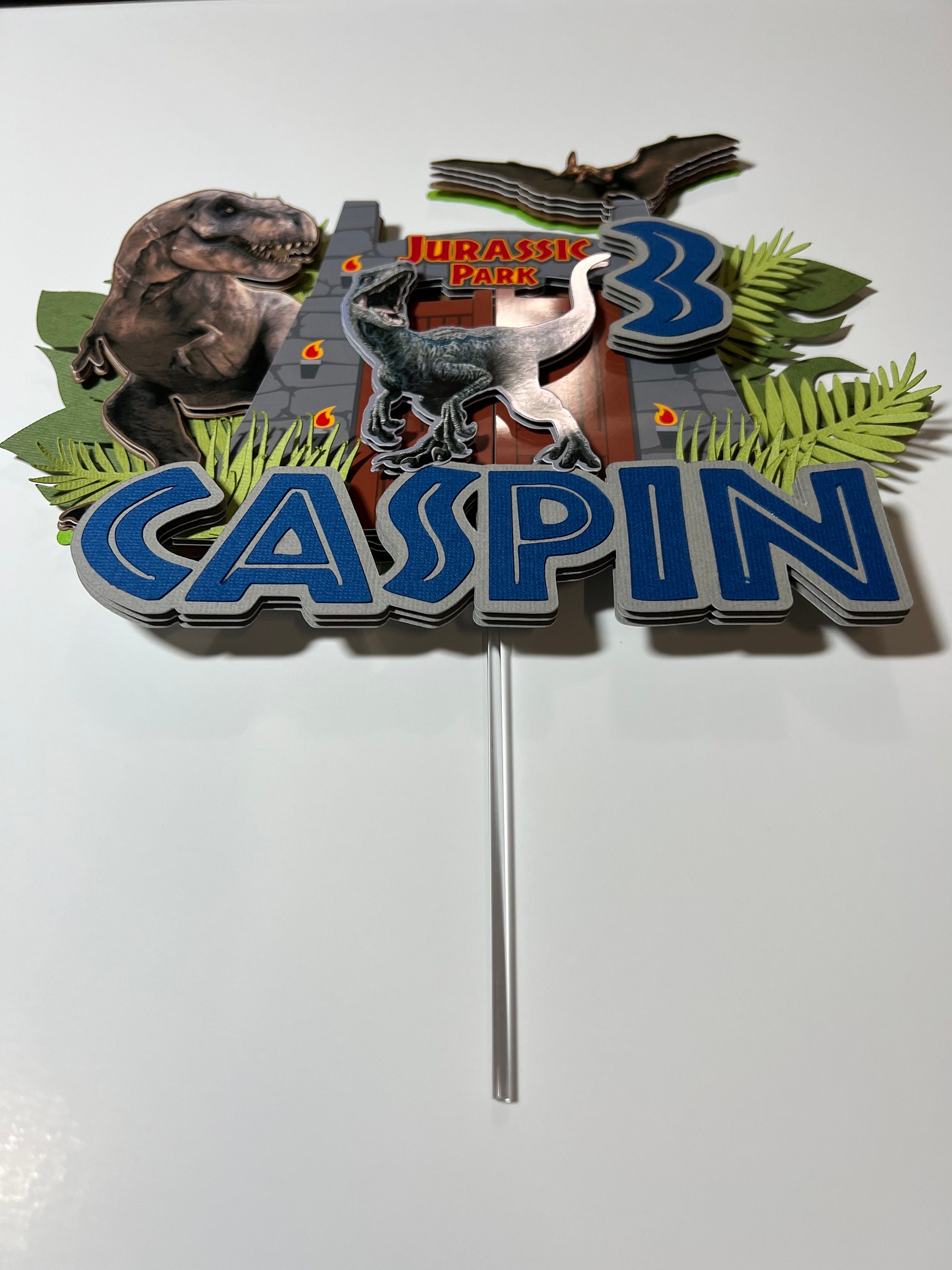 Jurassic Park Cake Topper - Etsy