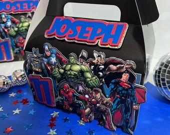 Superheroes Gable Boxes