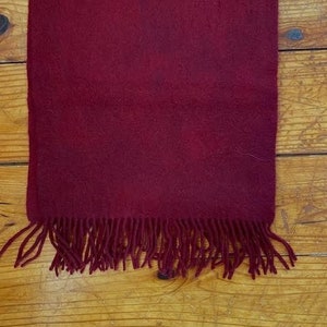 SALE! Hand Dyed Burgundy Cashmere Scarf