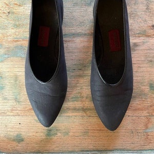 Vintage 80&quot;s Kenzo Buckskin Pointy Toed Flats