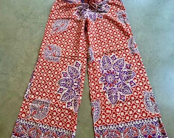 Pantalones anchos transparentes Lilka de Anthropologie vintage