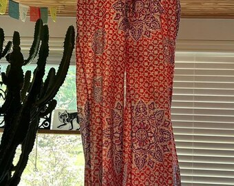 Vintage Anthropologie Lilka Transparente Hose mit weitem Bein