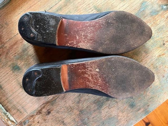 Vintage 80"s Kenzo Buckskin Pointy Toed Flats - image 5