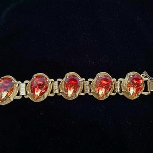 elizabeth morrey mid century modern gold chunky bracelet image 3