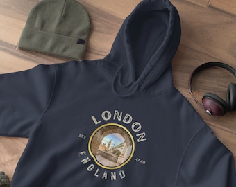 London, London Hoodie, London England, Graphic Design, Big Ben, City of London, England Hoodie, Sweatshirt, London Apparel, British