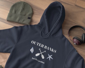 Outer Banks, North Carolina, Hatteras, Nags Head, Carolina Hoodie, Outer Banks Hoodie, Clothing, Beach Fleece, North Carolina Tee, OBX