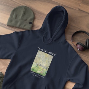 Claude Monet, Monet Sweatshirt, Woman Seated Under the Willows, Artsy Shirt, Art Apparel, Painting Pullover, Art Lover Gift, Gift for Mom