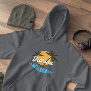 Florida Shirt, Florida Beach Hoodie, Florida Apparel, Florida Lover Gift, Florida Travel Hoodie, Sunshine State, Florida Souvenir
