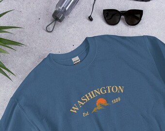 Washington Sweatshirt, Washington Mountain Sweatshirt, Washington, Mountain Sweatshirt