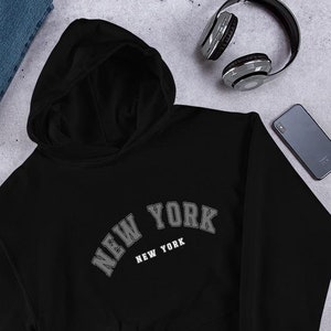 Vintage New York Hoodie, New York Sweatshirt, New York City, NYC, New York, New York New York, Retro Graphic Hoodie, Gift for New Yorker