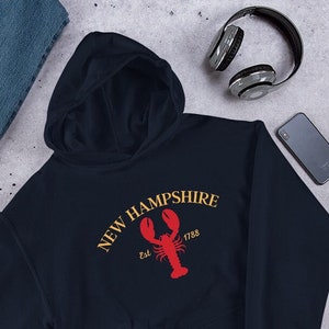 New Hampshire Hoodie, New England Sweatshirt, Comfy New Hampshire Sweatshirt