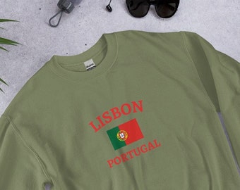 Lisbon Portugal Sweatshirt, Lisbon, Portugal, Portugal Flag Shirt, Portugal Souvenir, Lisbon Gift