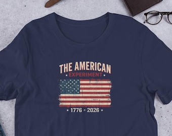 United States of America 250th Birthday T-Shirt, Patriotic T-Shirt, 4th of July, American Flag