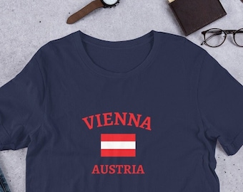 Vienna Austria T-Shirt, Austria Flag T-Shirt, Vienna Austria, Austrian Flag, Austria Souvenir, Vienna Gift