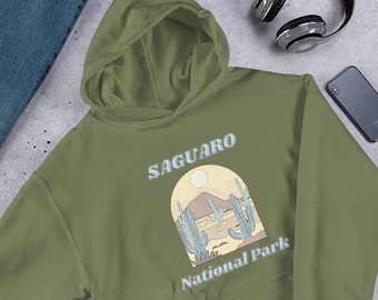 Saguaro National Park Hoodie, Retro Saguaro National Park Sweatshirt, Saguaro, National Park Gift
