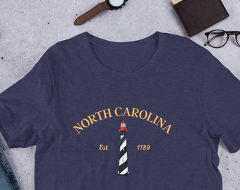 North Carolina T-Shirt, North Carolina, Lighthouse, Lighthouse Shirt, North Carolina Graphic Tee