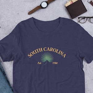South Carolina T-Shirt, South Carolina, Palmetto State T-Shirt, South Carolina Graphic Tee, South Carolina Gift