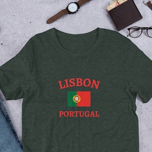 Lisbon Portugal T-shirt, Lisbon, Portugal, Portugal Flag, Portugal Souvenir, Lisbon Gift