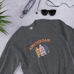 Amsterdam Sweatshirt, Amsterdam, Amsterdam Sweatshirt, Perfect for Travel Lovers, Streetwear with Dutch Charm