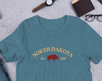 North Dakota T-Shirt, North Dakota, Perfect Gift for ND Native, North Dakota Graphic Tee