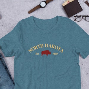 North Dakota T-Shirt, North Dakota, Perfect Gift for ND Native, North Dakota Graphic Tee